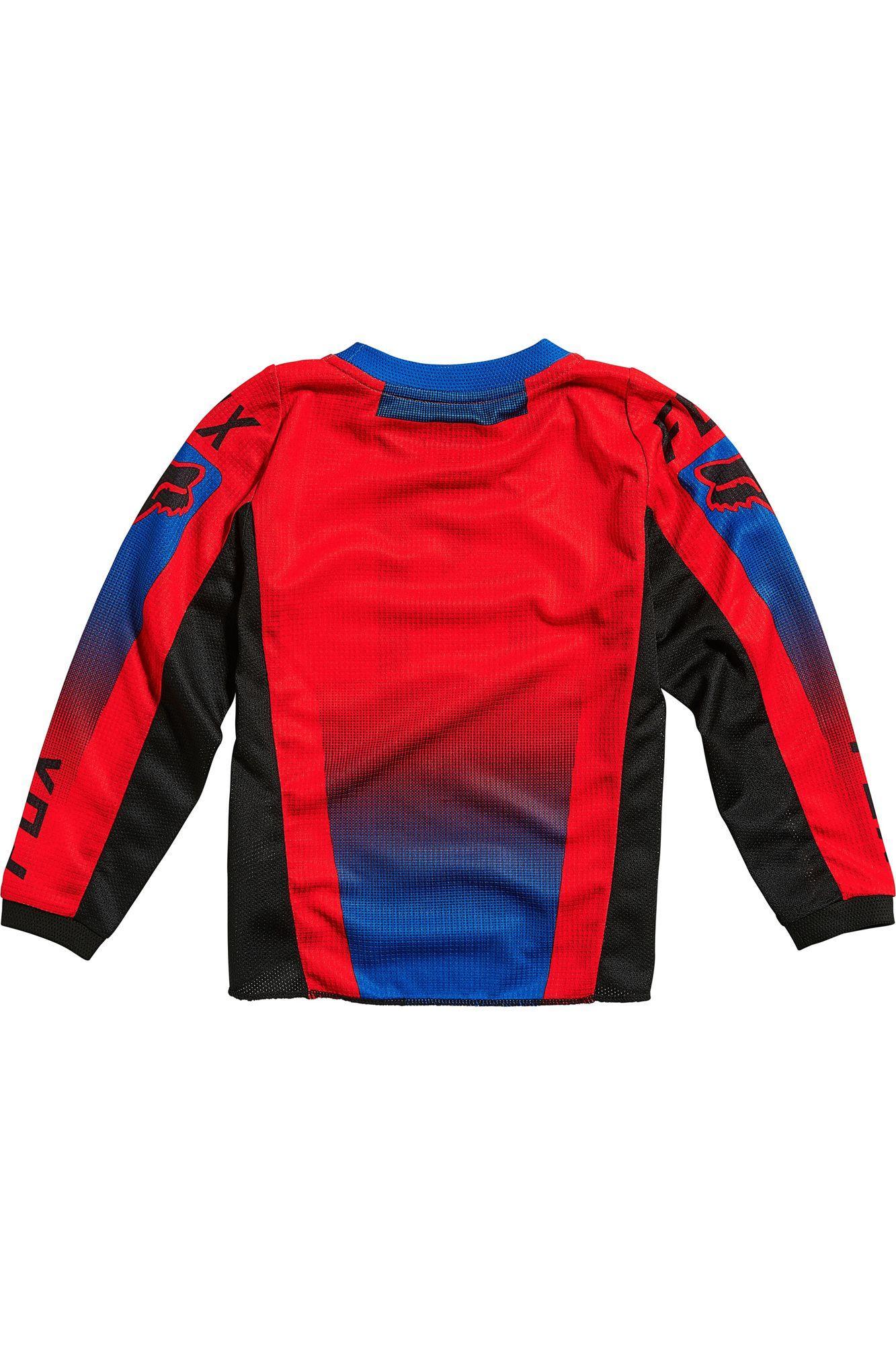 Polera Moto Infantil 180 Oktiv Rojo Fluor Fox Racing - Rideshop
