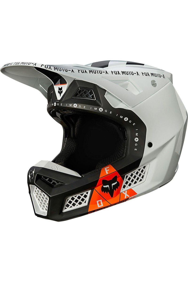 Casco Moto V3 Rigz Negro Fox Racing - Rideshop