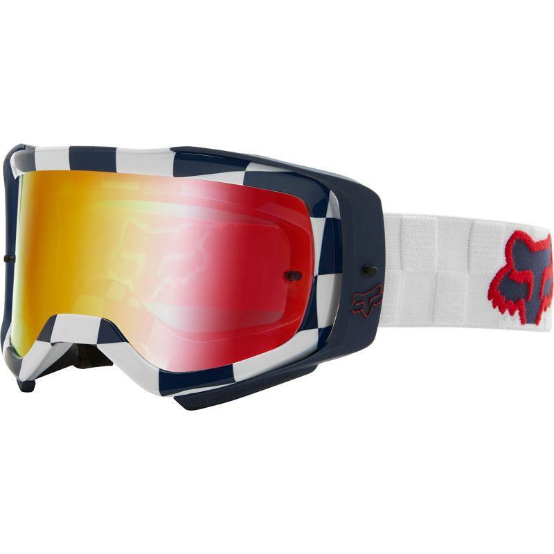 Antiparras Moto Air Space Afterburn Blanco Fox Racing - Rideshop