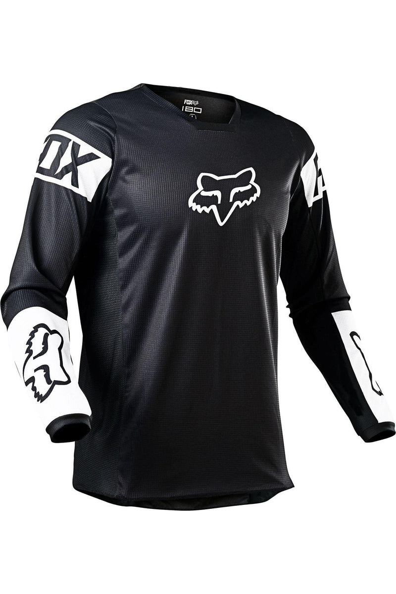 Polera Moto Niño 180 Revn Negro/Blanco Fox Racing - Rideshop