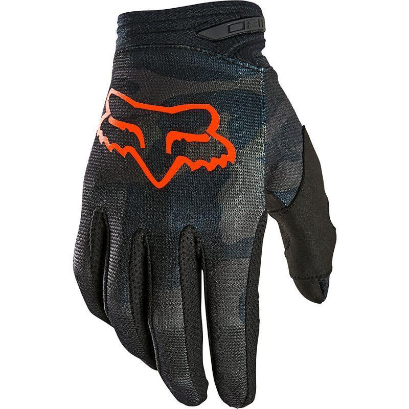Guantes Moto 180 Trev Negro Camo Fox Racing - Rideshop
