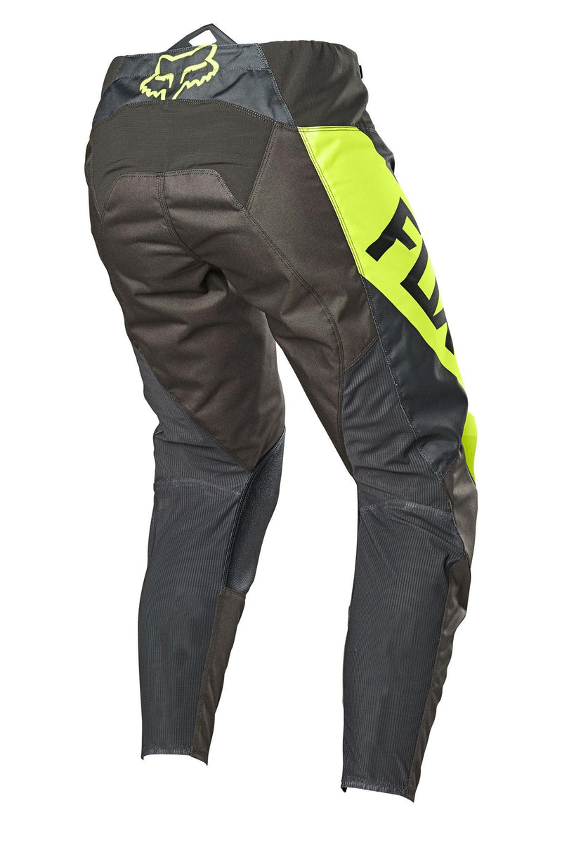 Pantalón Moto Niño 180 Revn Amarillo Fluor Fox Racing - Rideshop