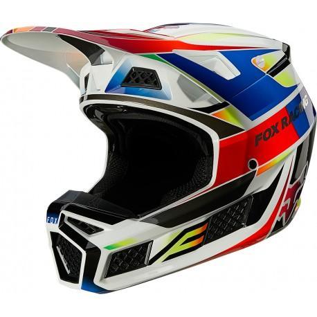 Casco Moto V3 Pigment Multicolor Fox Racing - Rideshop