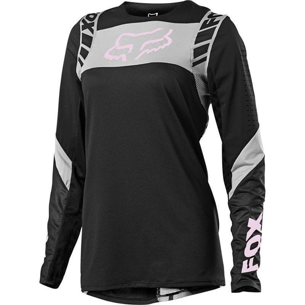 Polera Moto Mujer Flexair Mach One Negro Fox Racing - Rideshop