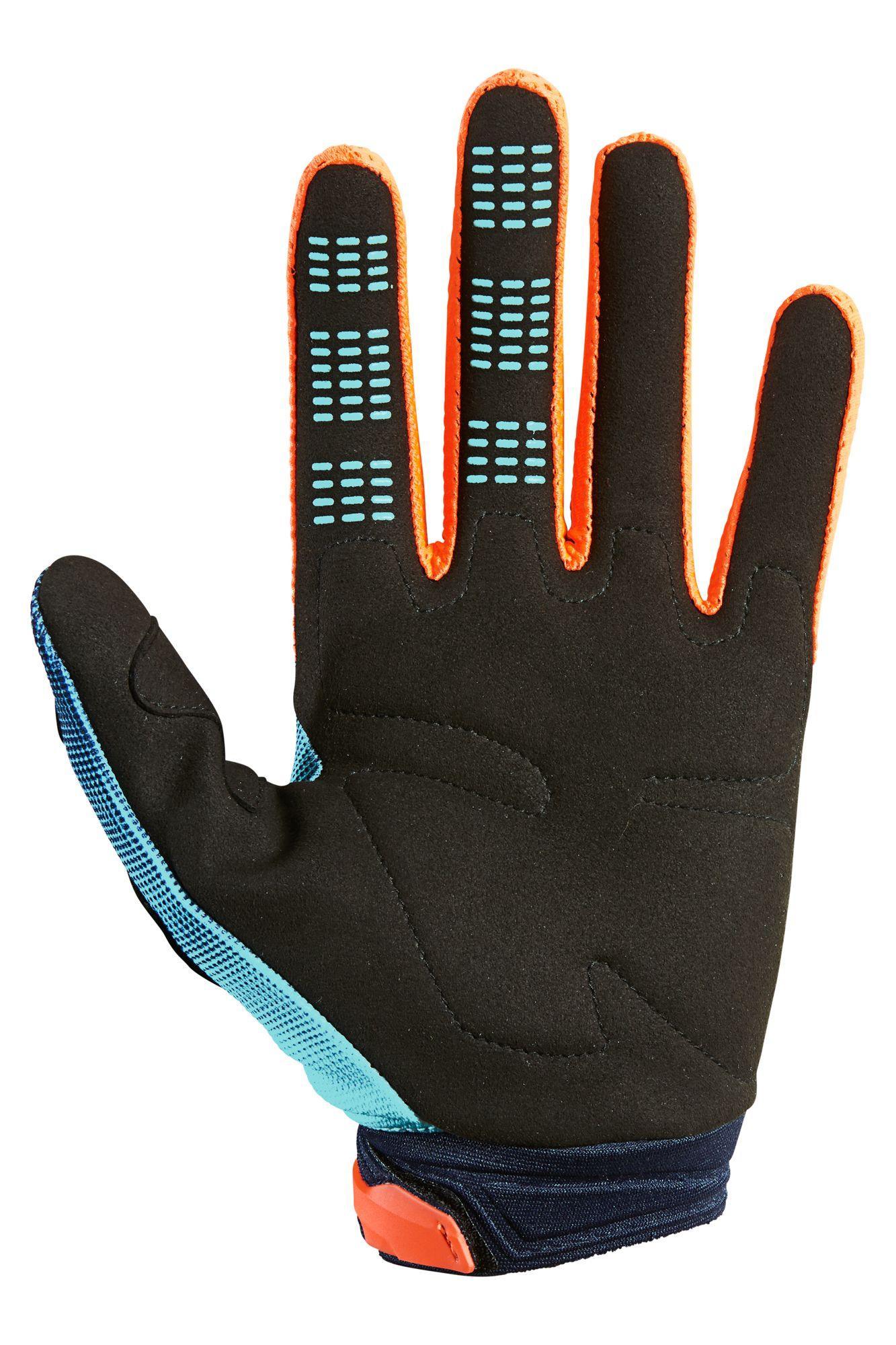 Guantes Moto 180 Oktiv Celeste Fox Racing - Rideshop