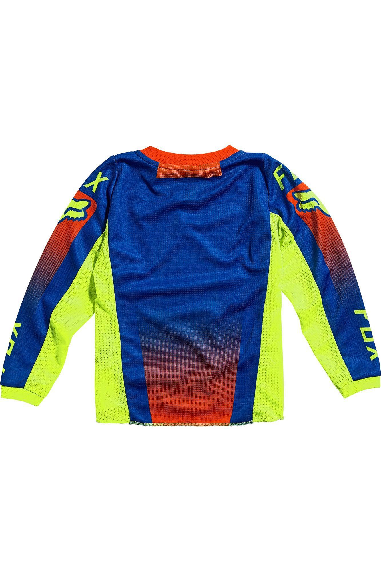 Polera Moto Infantil 180 Oktiv Azul Fox Racing - Rideshop