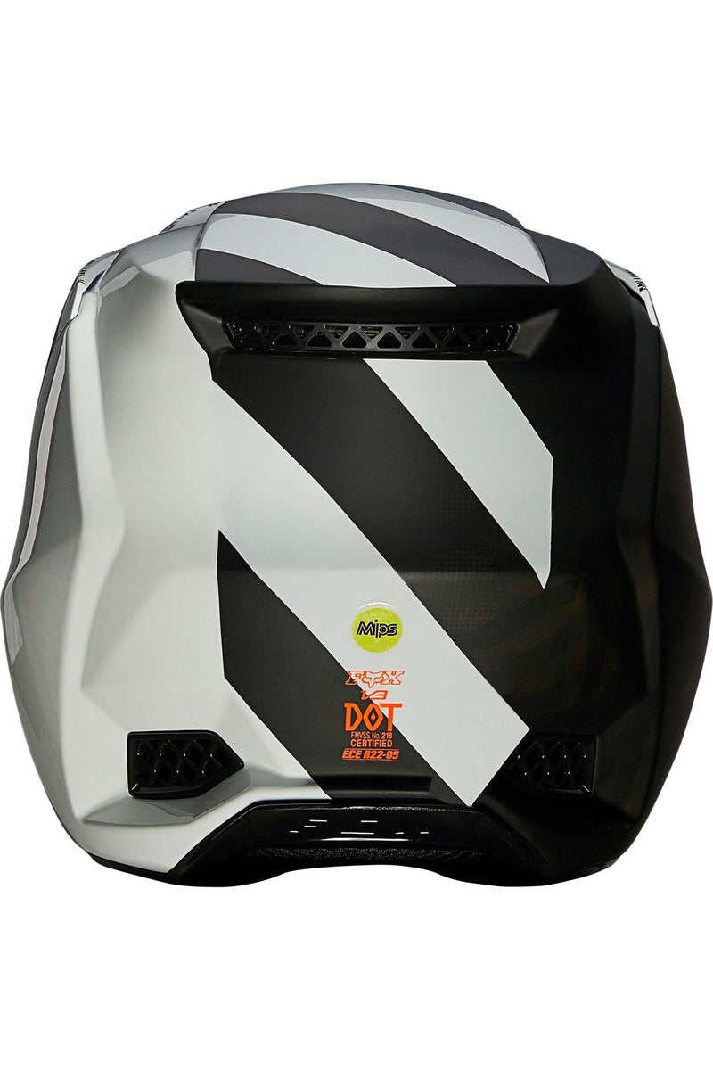 Casco Moto V3 Rigz Negro Fox Racing - Rideshop