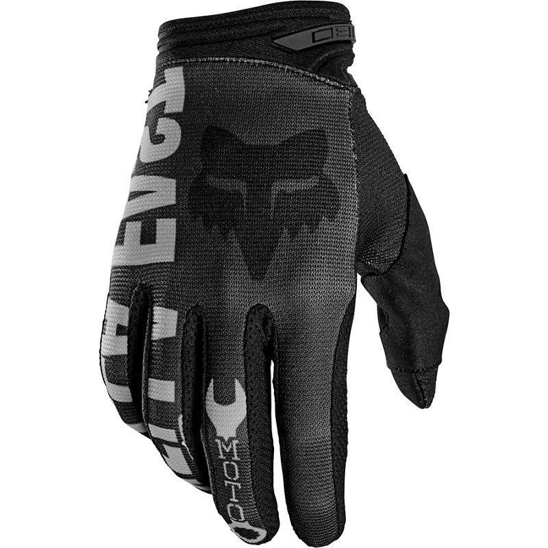 Guantes Moto 180 Illmatik Negro/Gris Fox Racing - Rideshop