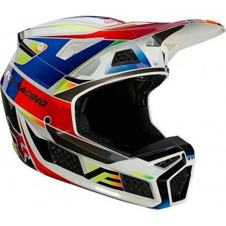 Casco Moto V3 Pigment Multicolor Fox