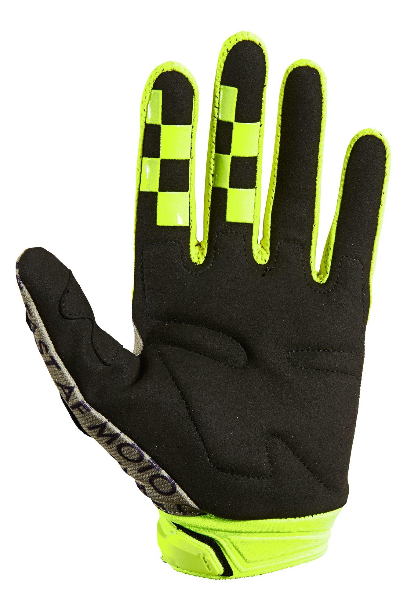 Guantes Moto 180 Illmatik Amarillo Fox Racing - Rideshop