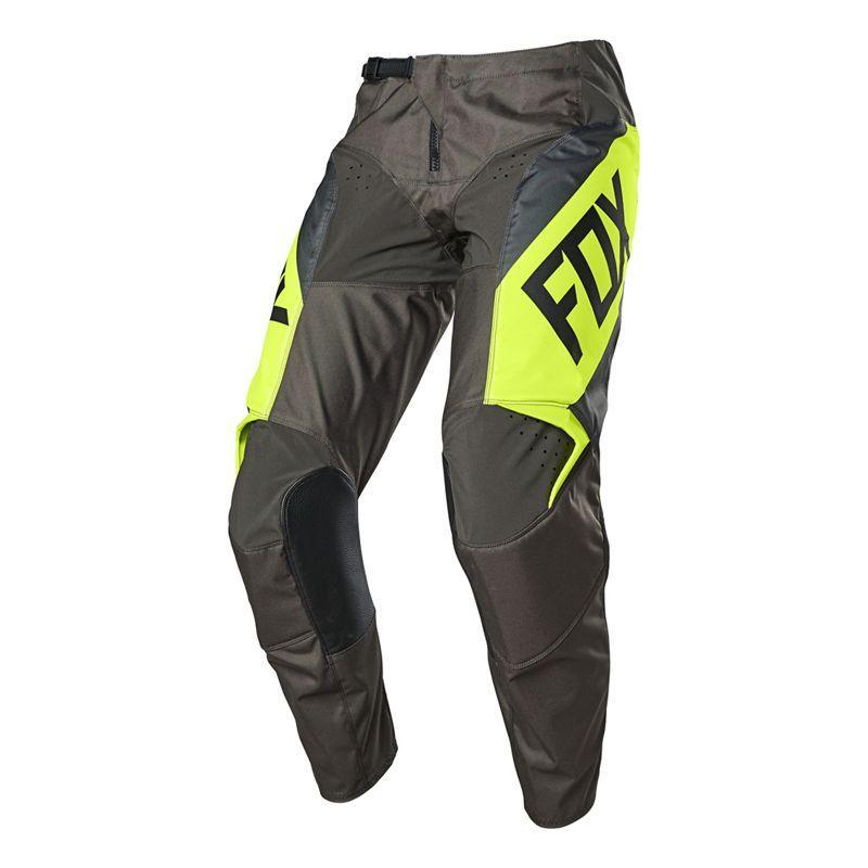 Pantalón Moto Niño 180 Revn Amarillo Fluor Fox Racing - Rideshop