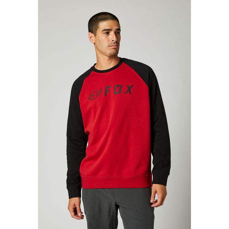 Poleron Lifestyle Apex Negro/Rojo Fox Racing - Rideshop