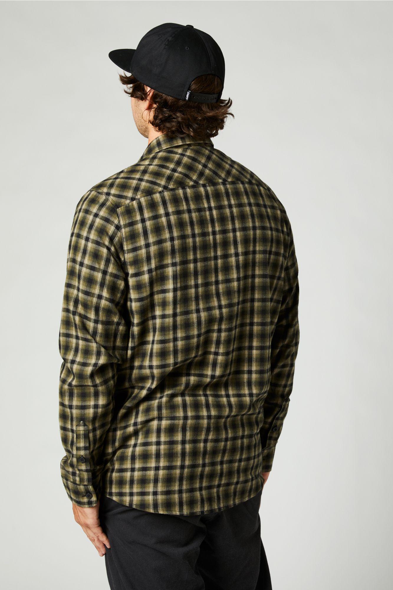 Camisa Lifestyle Reeves Verde Olivo Fox Racing - Rideshop