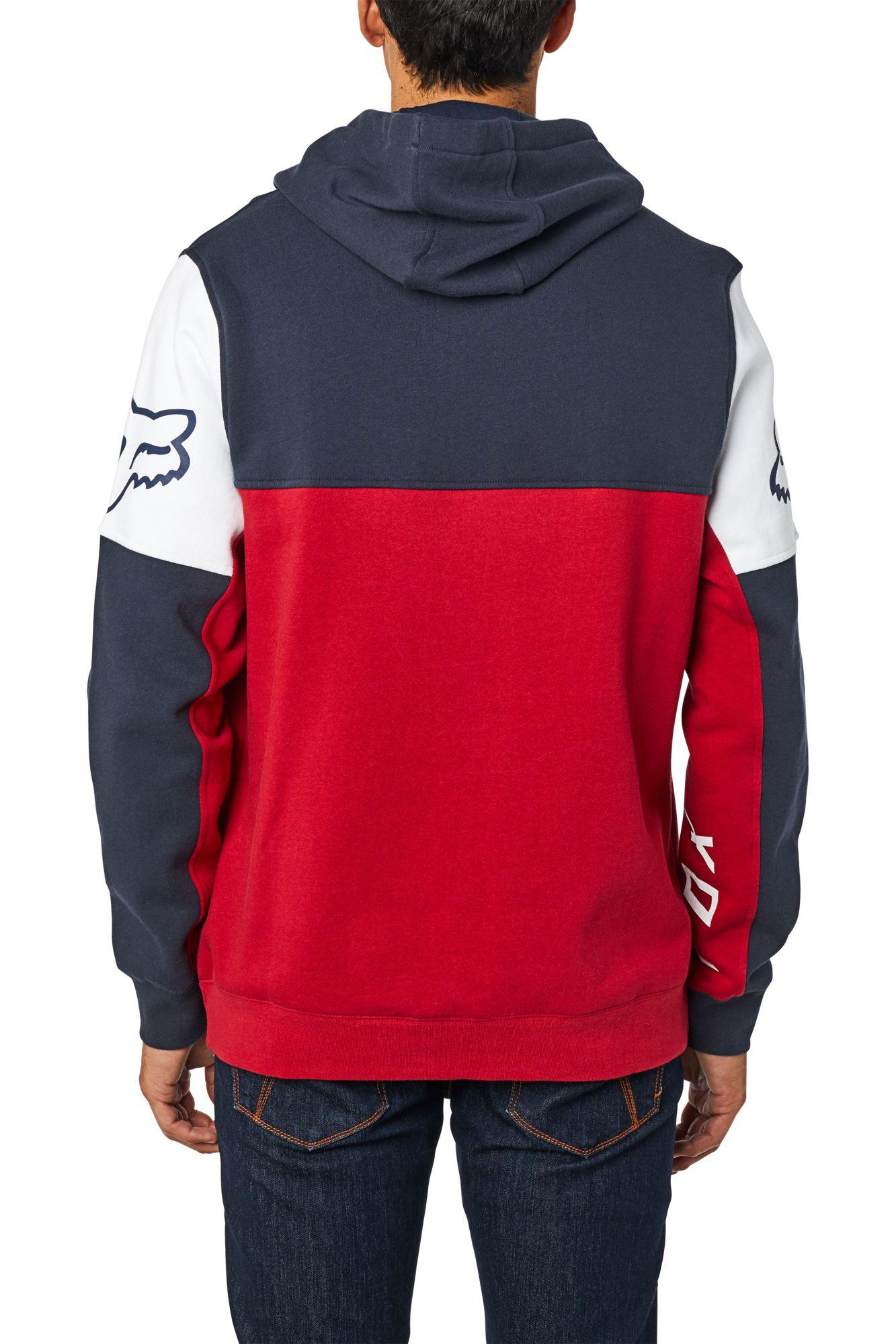 Poleron Lifestyle Honda Azul/Rojo Fox Racing - Rideshop