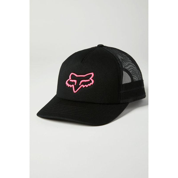 Jockey Lifestyle Mujer Trucker Boundary Negro/Rosado Fox Racing - Rideshop