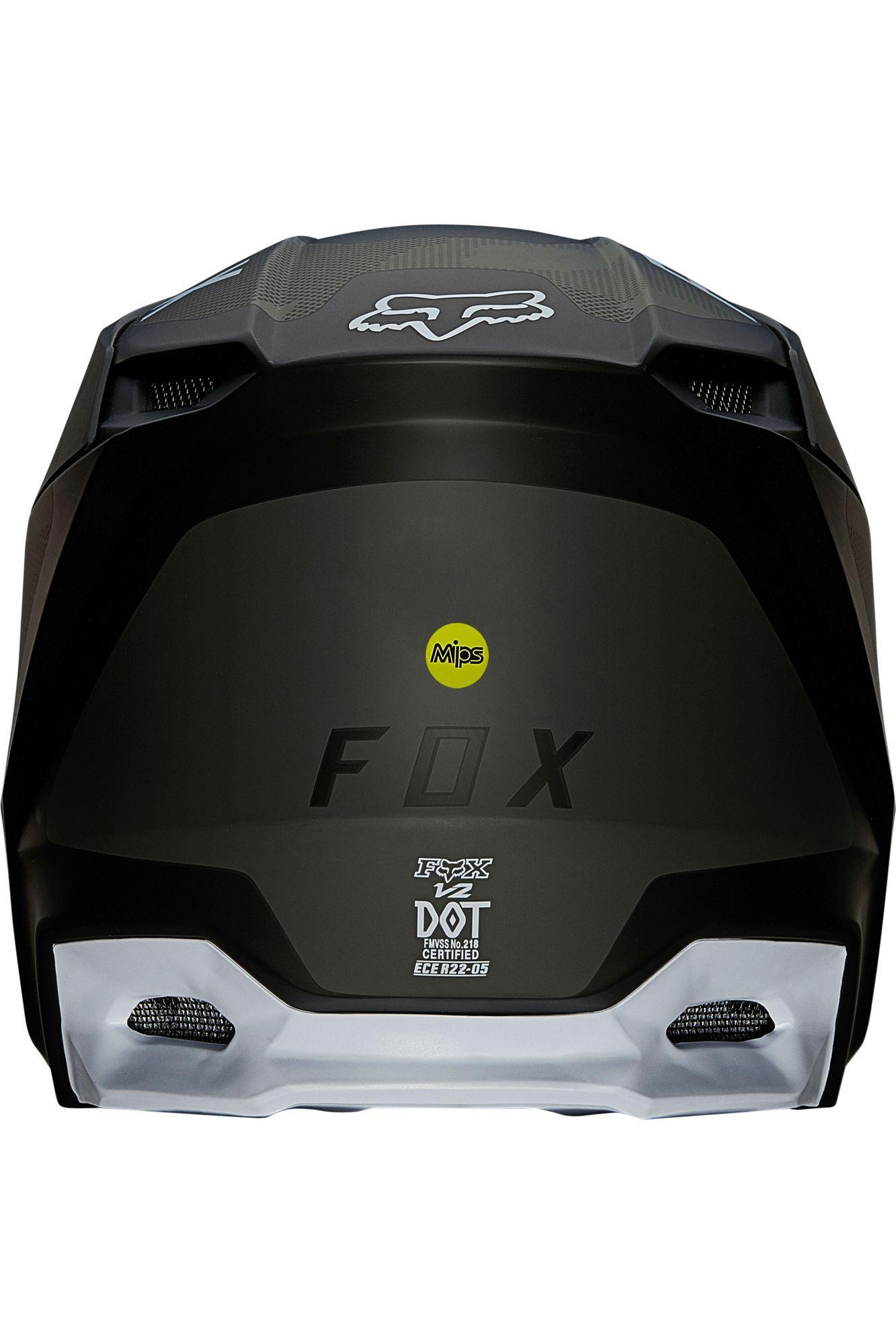 Casco Moto V2 Speyer Negro Fox Racing - Rideshop