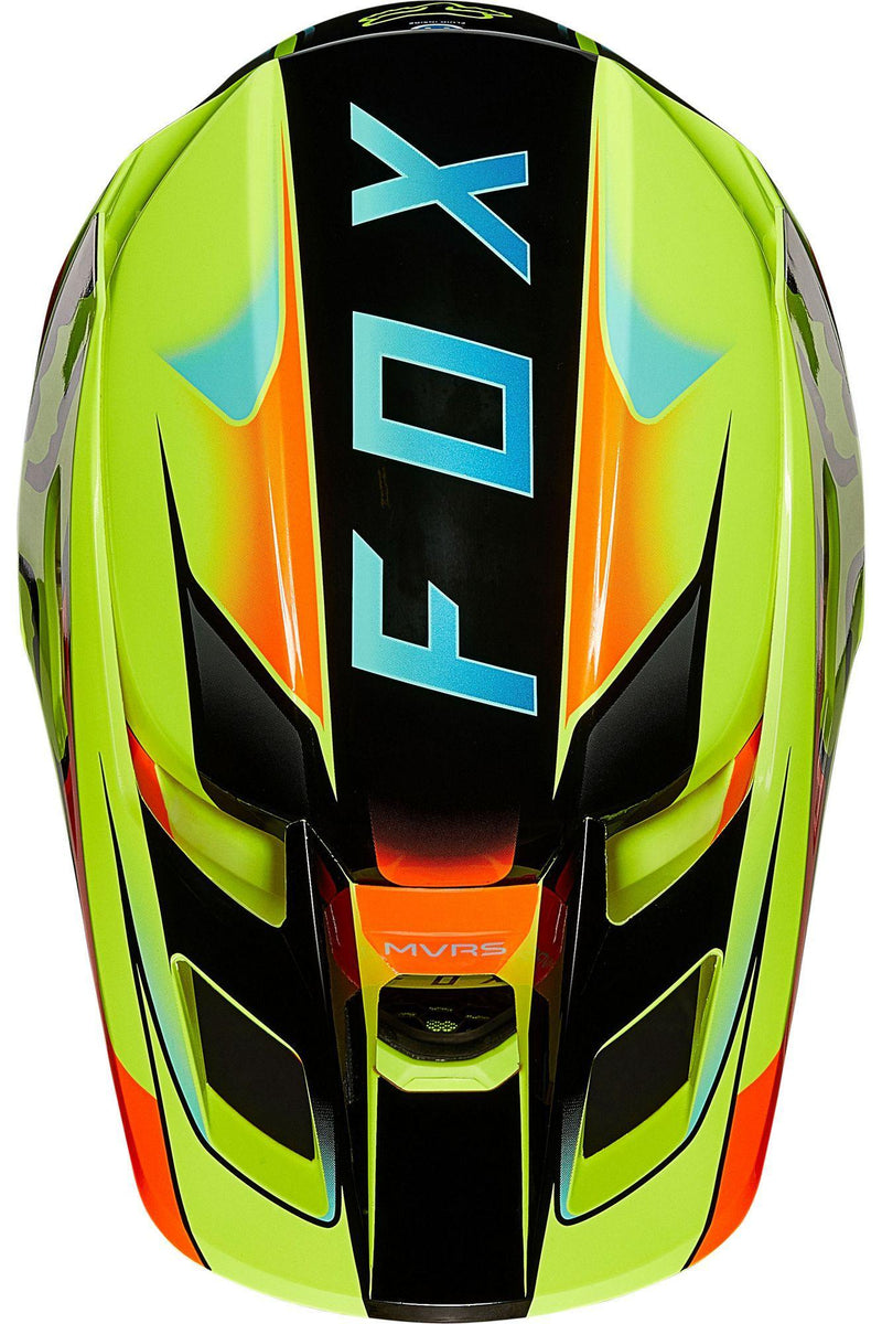 Casco Moto V2 Leen Amarillo Fox Racing - Rideshop