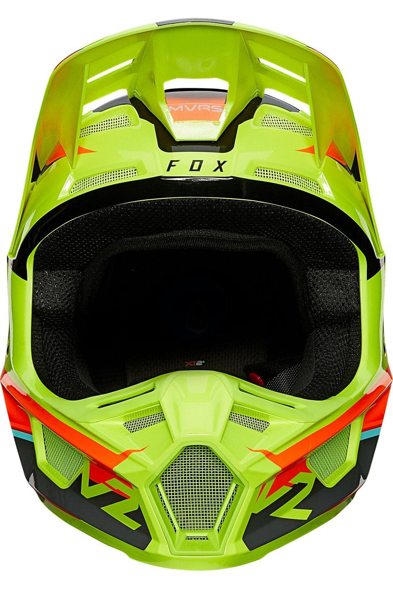 Casco Moto V2 Leen Amarillo Fox Racing - Rideshop