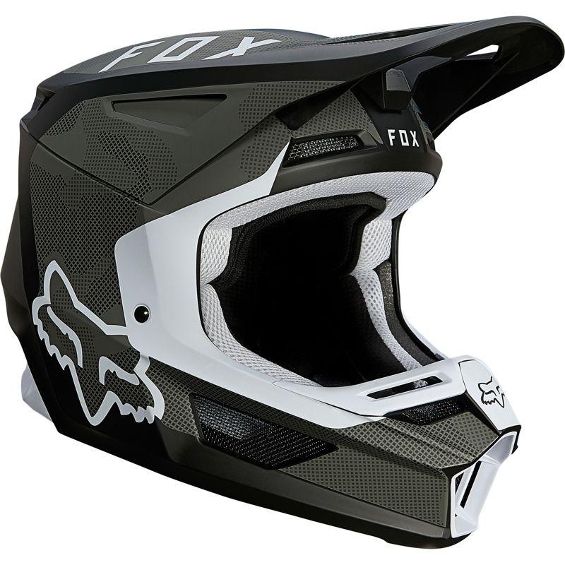 Casco Moto V2 Speyer Negro Fox Racing - Rideshop