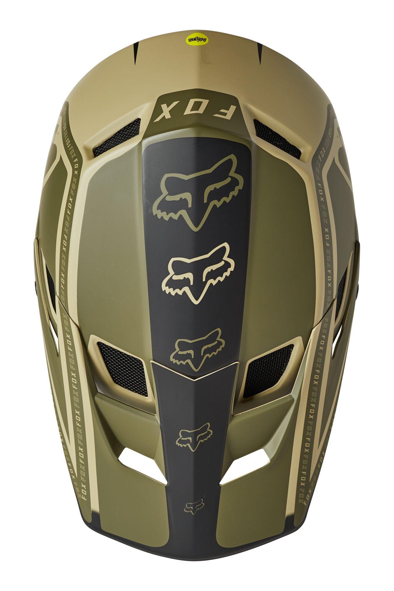 Casco Bicicleta Rampage Comp Cali Verde Fox Racing - Rideshop