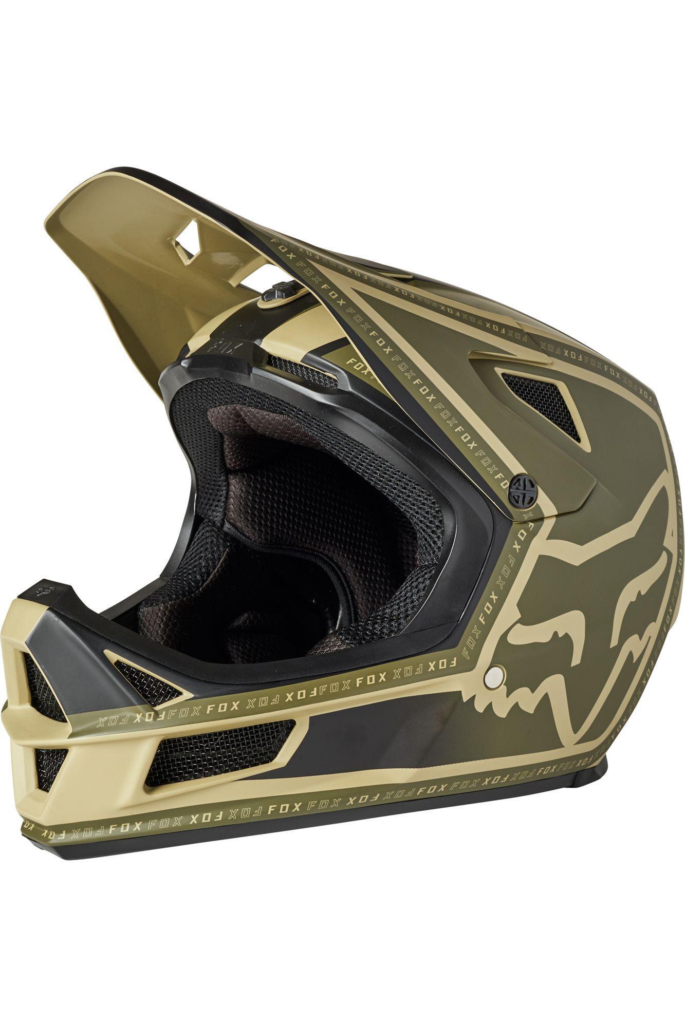 Casco Bicicleta Rampage Comp Cali Verde Fox Racing - Rideshop