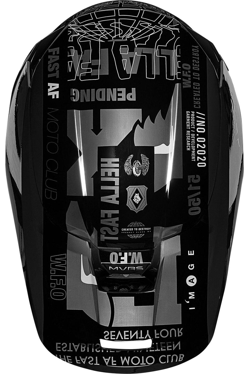 Casco Moto V1 Illmatik Negro Fox Racing - Rideshop