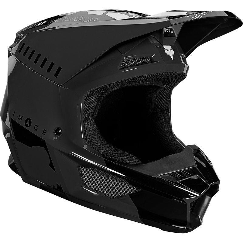 Casco Moto V1 Illmatik Negro Fox Racing - Rideshop