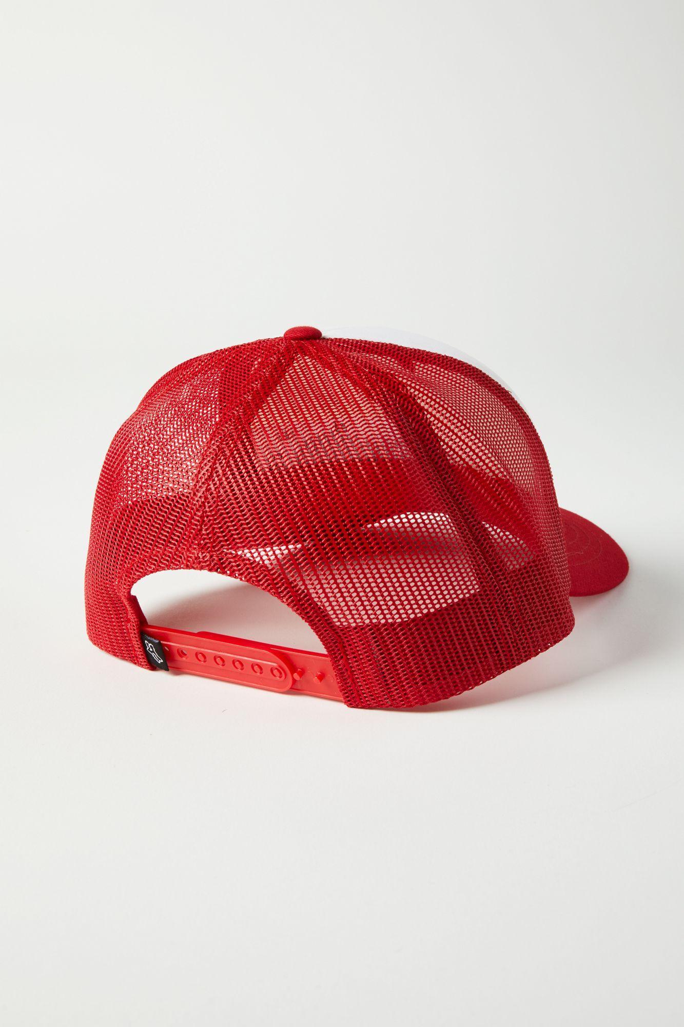 Gorro Lifestyle Mujer Born And Raised Trucker Rojo Fox Racing - Rideshop
