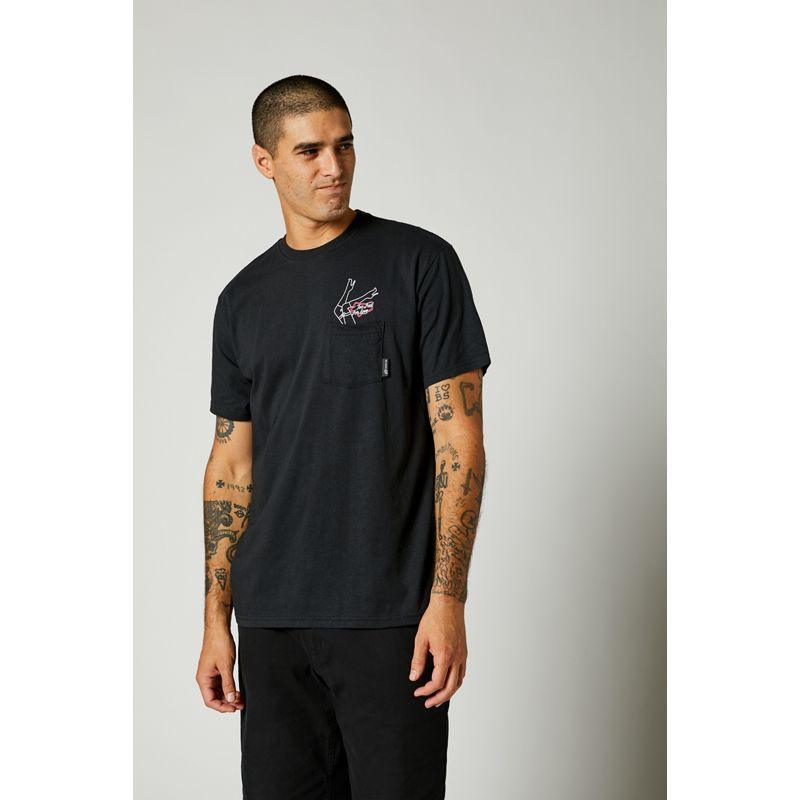 Polera Lifestyle Fast Lane Pocket Negro Fox Racing - Rideshop