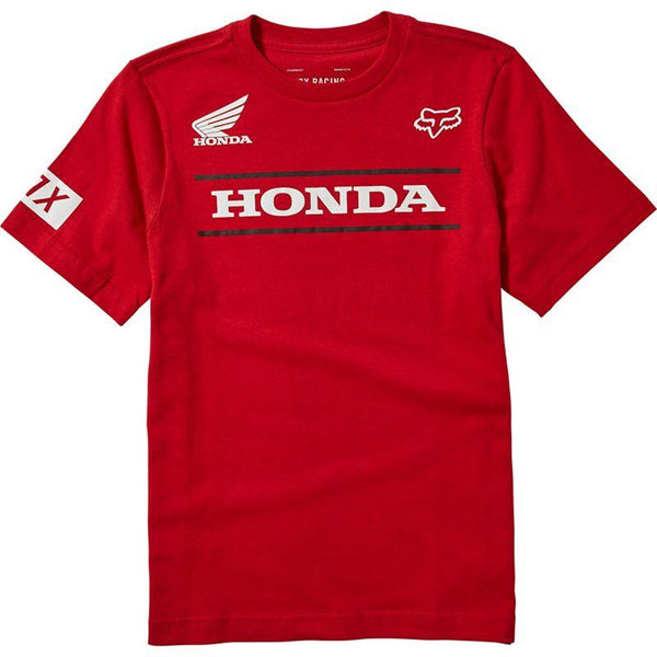 Polera Lifestyle Niño Honda Rojo Fox Racing - Rideshop