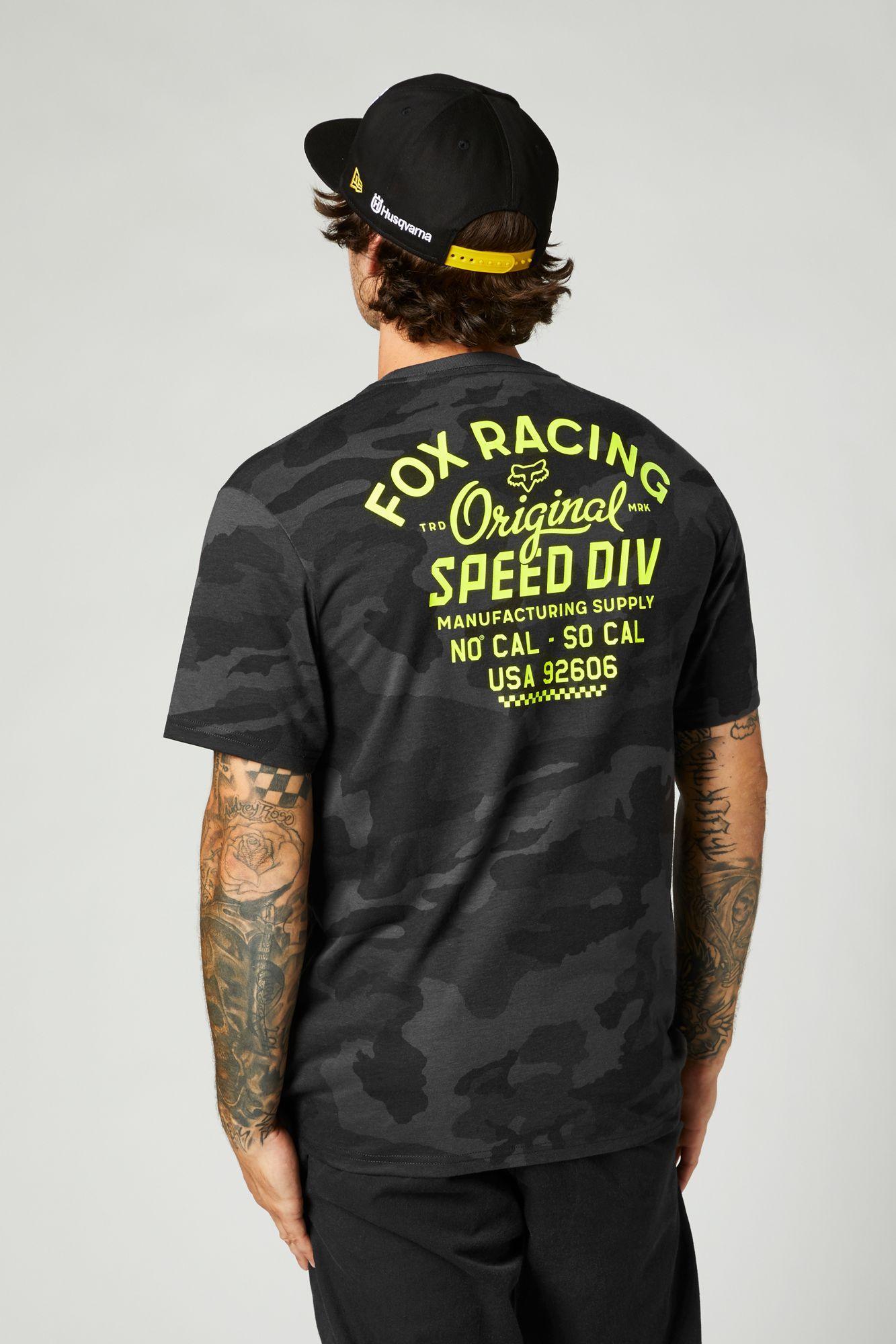 Polera Lifestyle Og Tech Negro Camo Fox Racing - Rideshop
