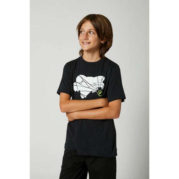 Polera Lifestyle Niño Shattered Negro Fox