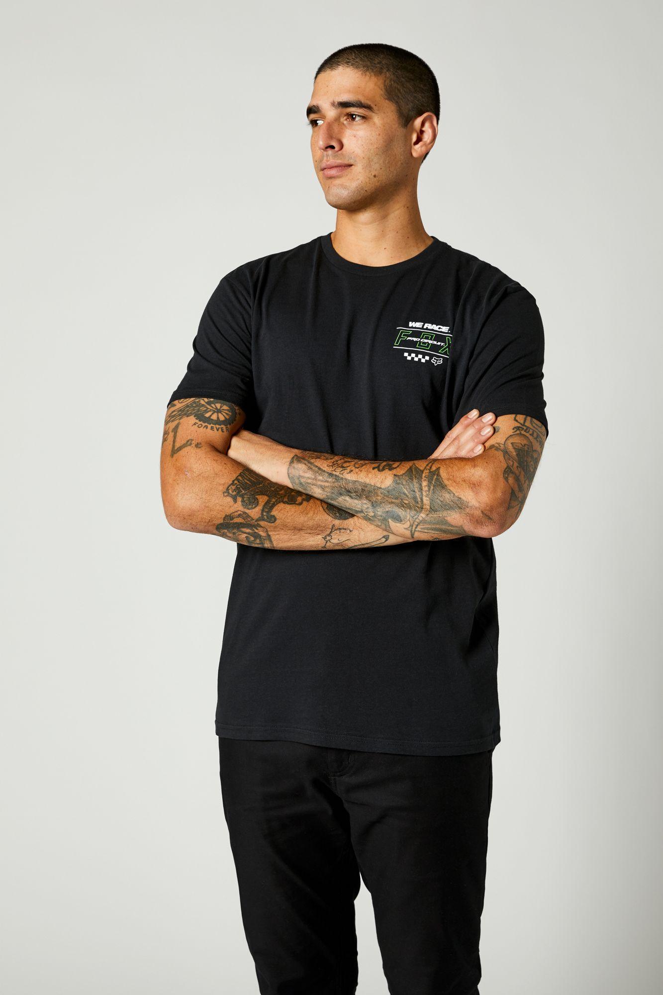 Polera Lifestyle Pro Circuit Premium Negro Fox Racing - Rideshop