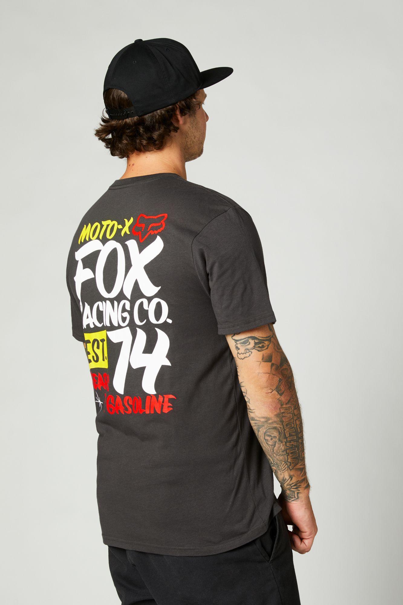 Polera Lifestyle Traditional Premium Negro Vintage Fox Racing - Rideshop