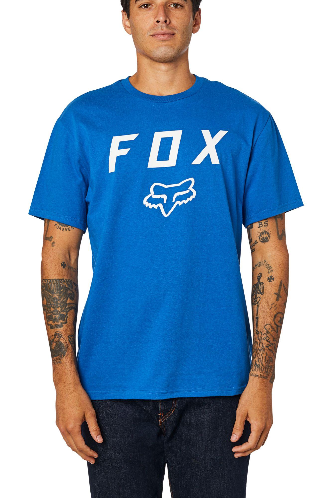 Polera Lifestyle Legacy Moth Roy Azul Fox Racing - Rideshop