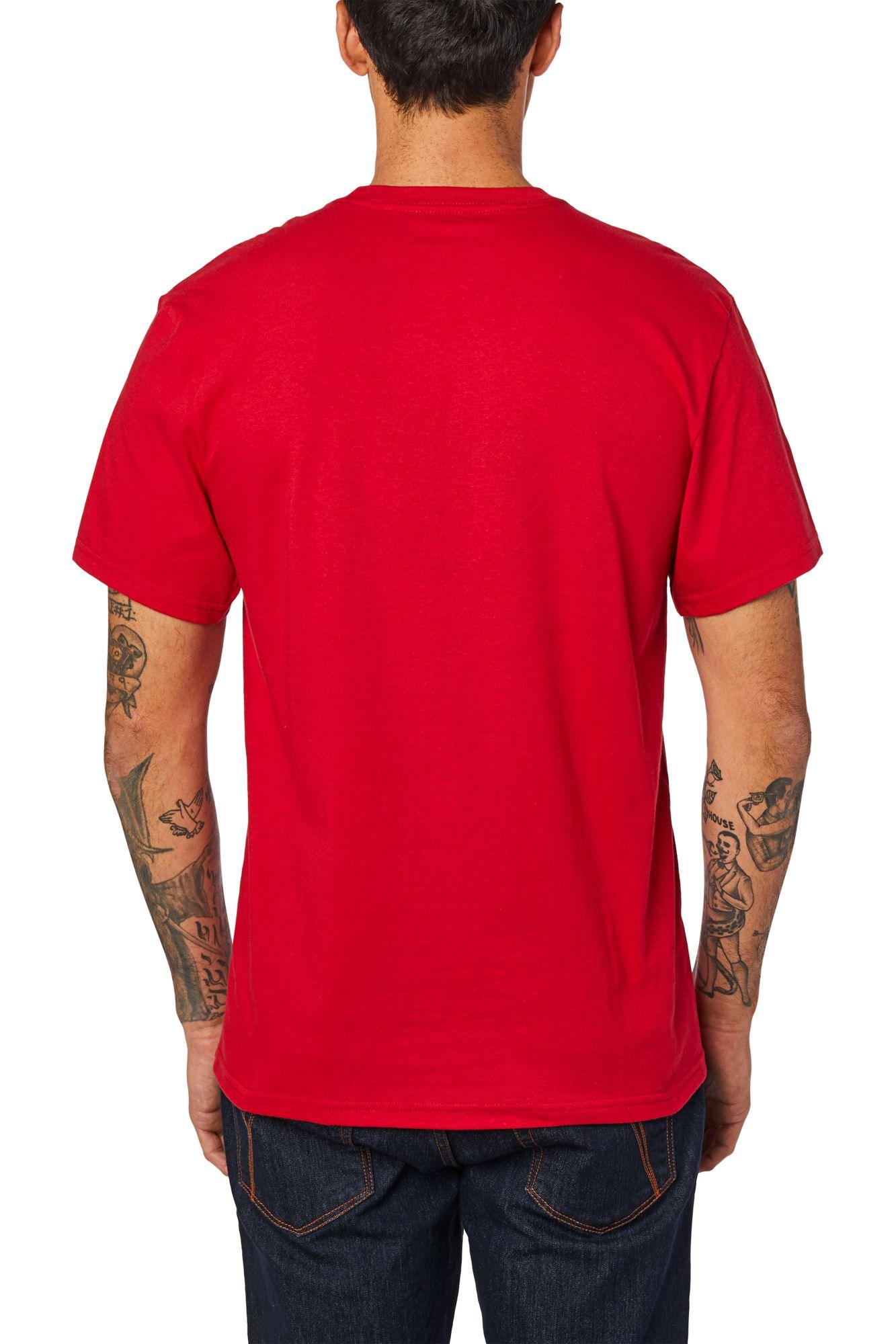 Polera Lifestyle Legacy Fox Racing Head Rojo Fox Racing - Rideshop