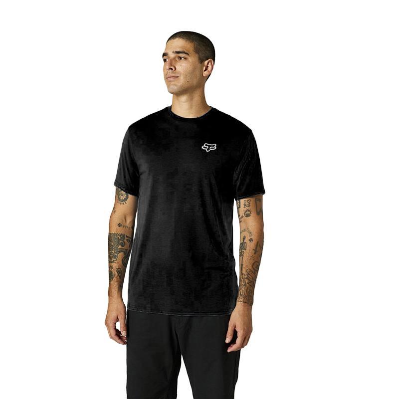 Polera Lifestyle Burnt Tech Negro Fox Racing - Rideshop