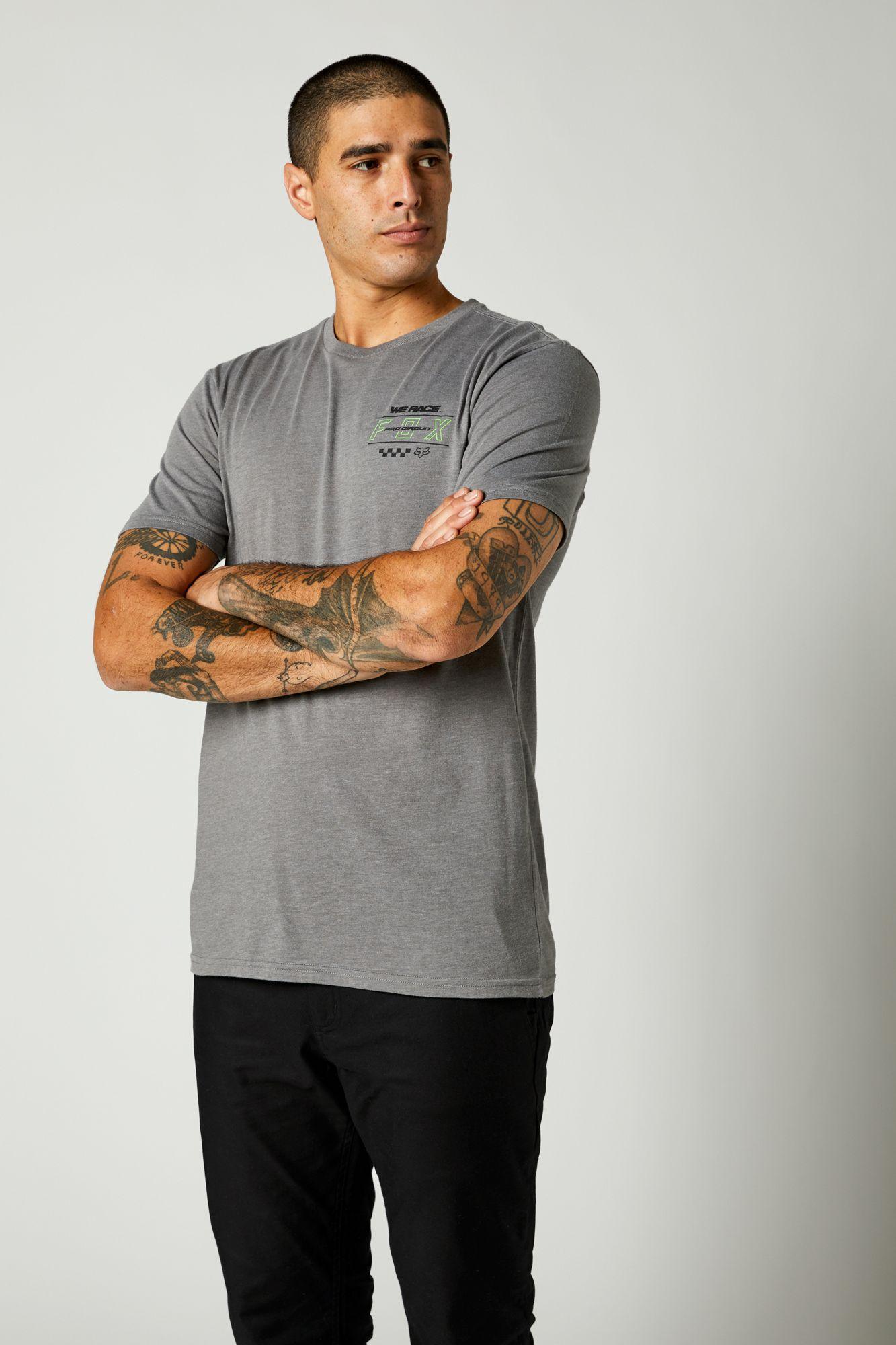 Polera Lifestyle Pro Circuit Premium Gris Fox Racing - Rideshop