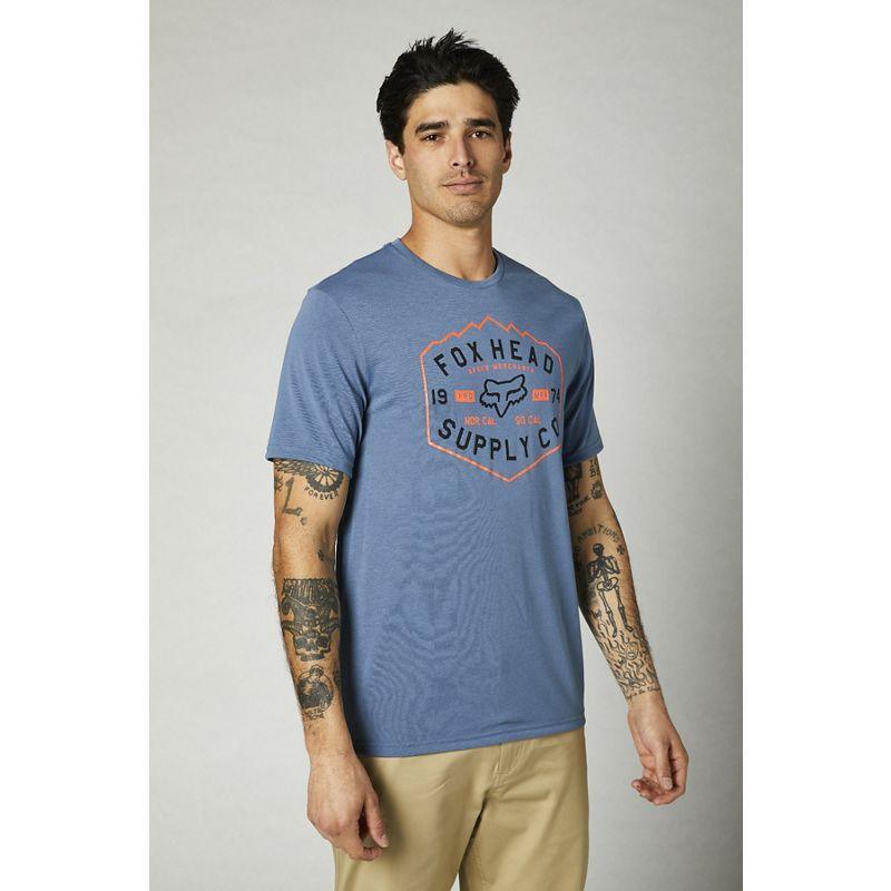 Polera Lifestyle Backbone Tech Mt Azul Fox Racing - Rideshop