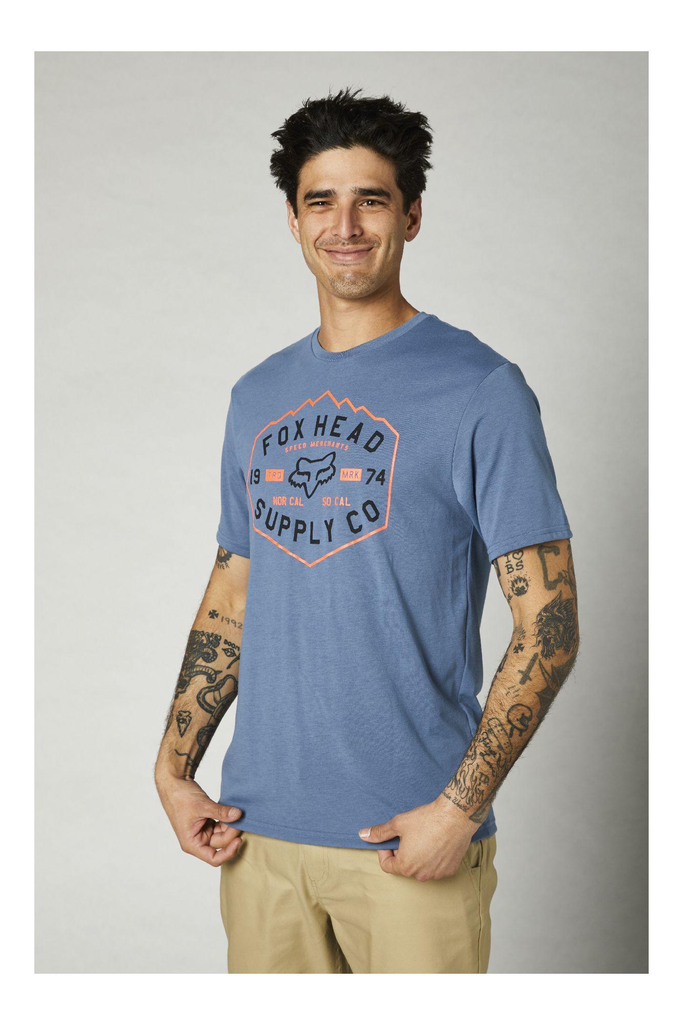 Polera Lifestyle Backbone Tech Mt Azul Fox Racing - Rideshop