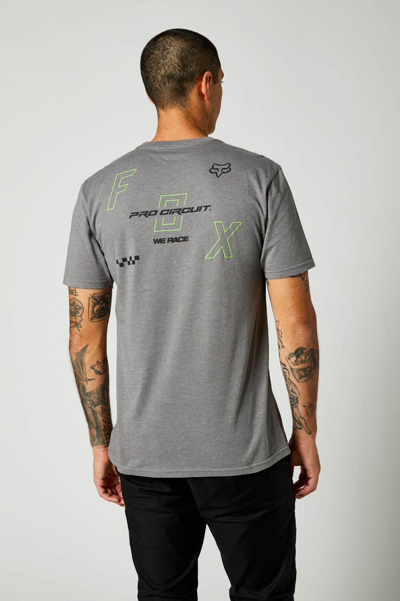 Polera Lifestyle Pro Circuit Premium Gris Fox Racing - Rideshop