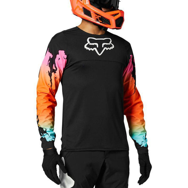 Polera Bicicleta Flexair Pyre Negro Fox Racing - Rideshop