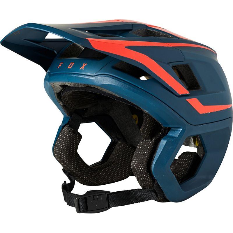 Casco Bicicleta Dropframe Pro Azul Fox Racing - Rideshop