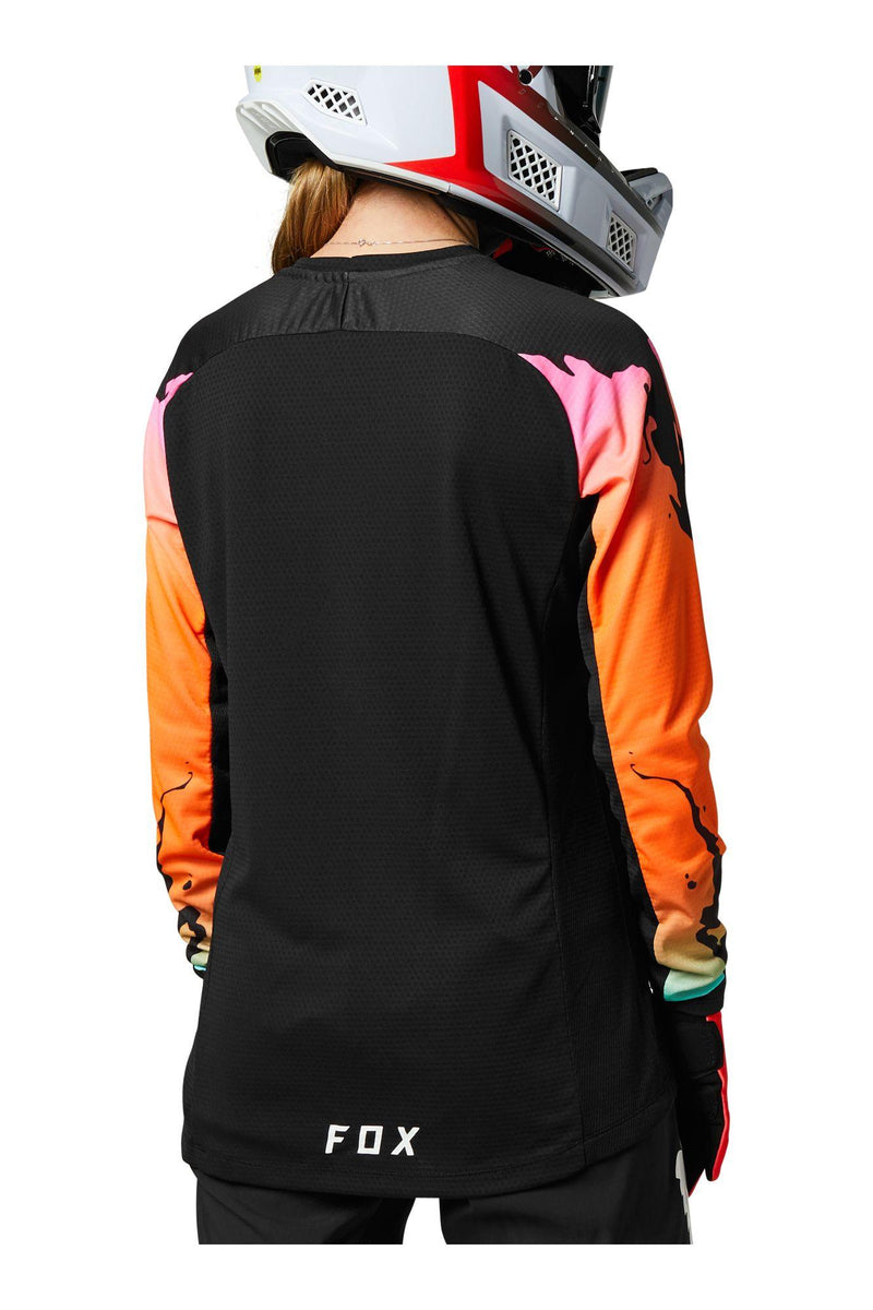 Polera Bicicleta Mujer Defend Pyre Negro Fox Racing - Rideshop