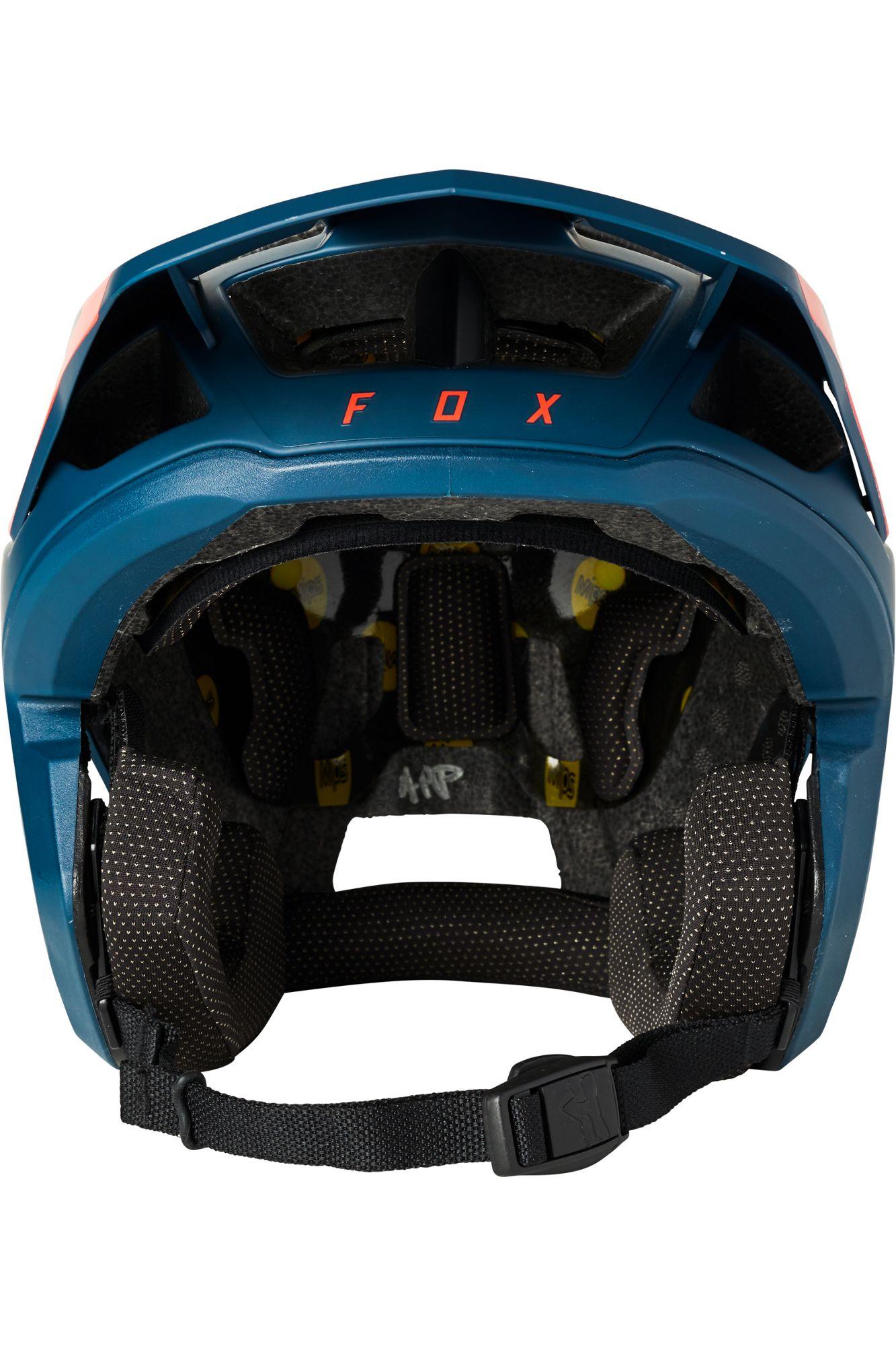 Casco Bicicleta Dropframe Pro Azul Fox Racing - Rideshop
