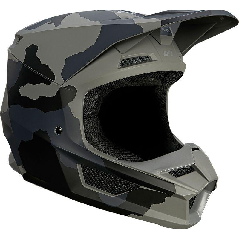 Casco Moto V1 Niño Trev Camo Fox Racing - Rideshop