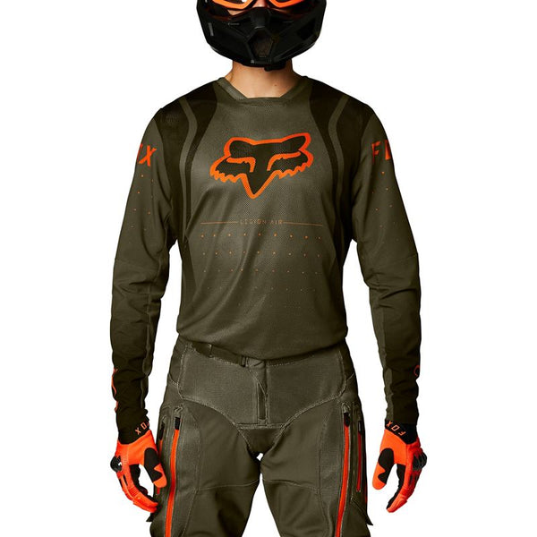 Polera Moto Legion Air Kovent Verde Oliva Fox Racing - Rideshop