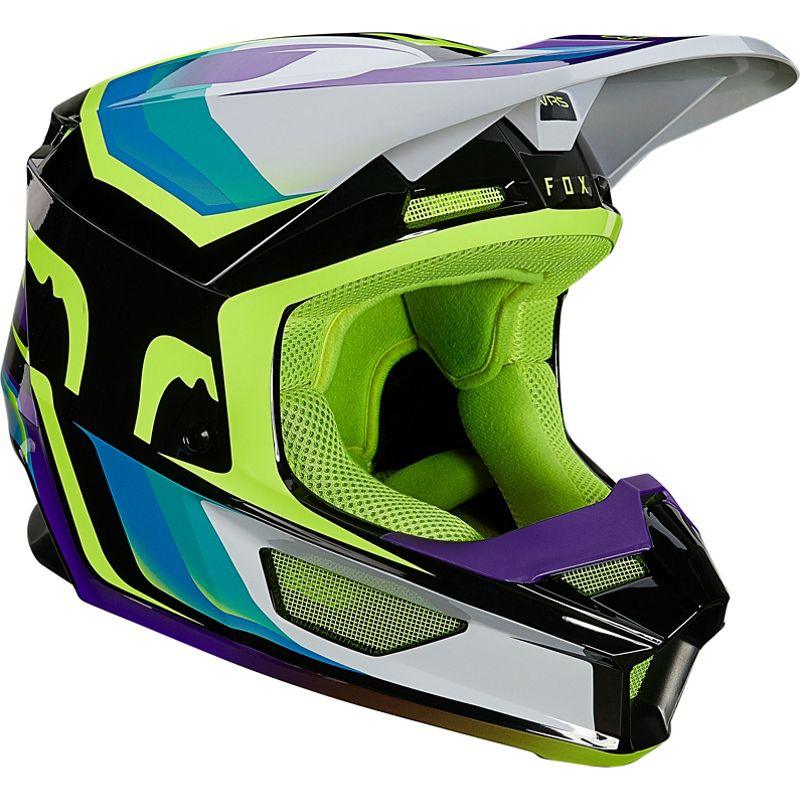 Casco Moto V1 Tro Aqua Fox Racing - Rideshop