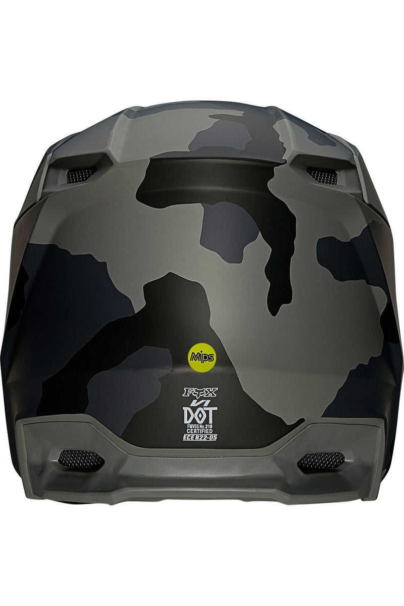 Casco Moto V1 Niño Trev Camo Fox Racing - Rideshop