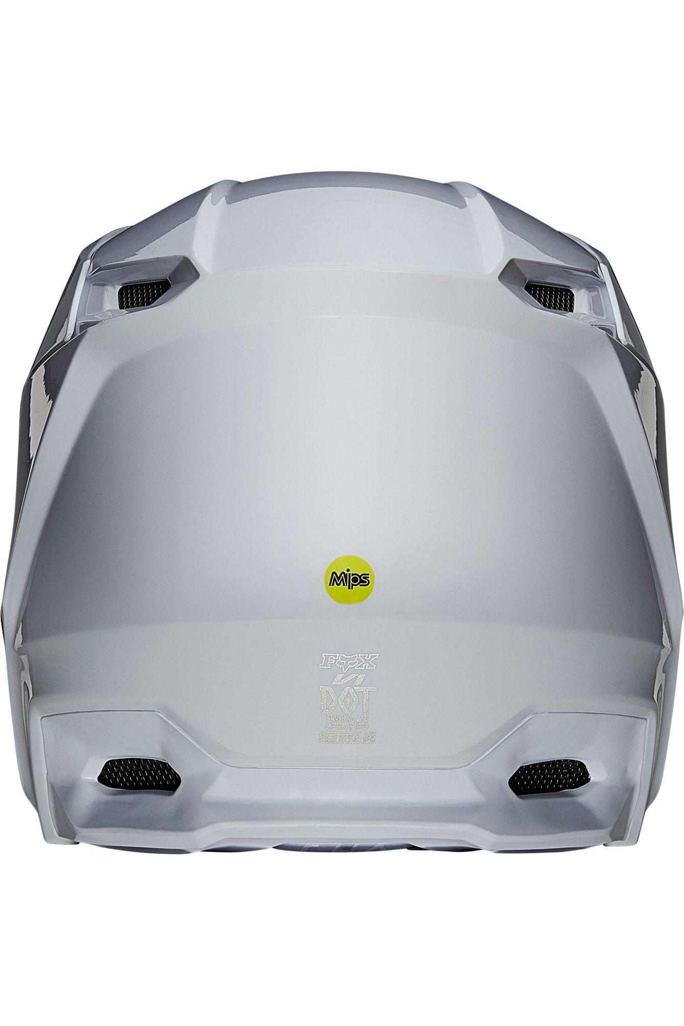Casco Moto V1 Plaic Blanco Fox Racing - Rideshop